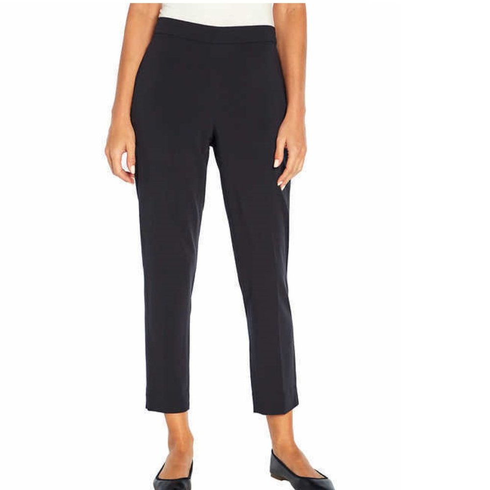 NWoT Banana Republic Women's Polyester Pull On Pants Black Size 32 $70 4D056